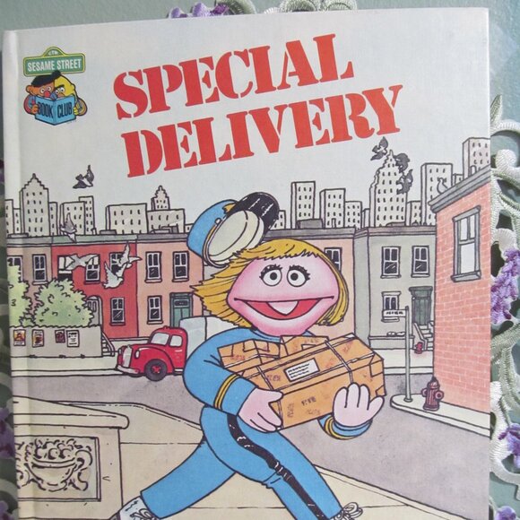 Vtg Sesame Street book Special Delivery 1980 ~ Sesame Street Muppets - Picture 2 of 13